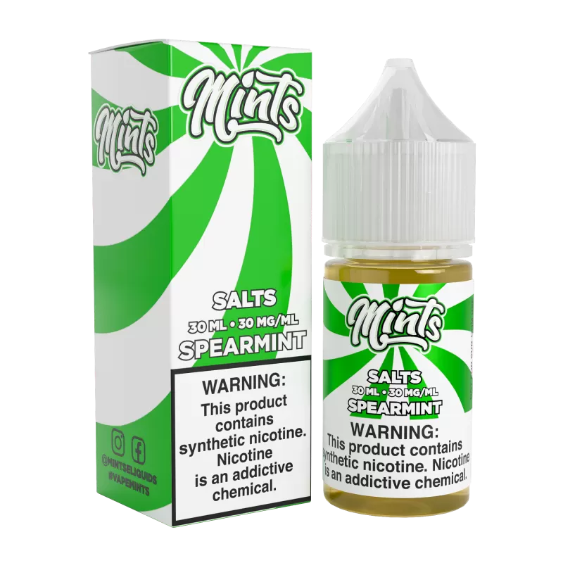 Mints Vape Co SALT - Spearmints - 30ML E-Liquid - 50MG