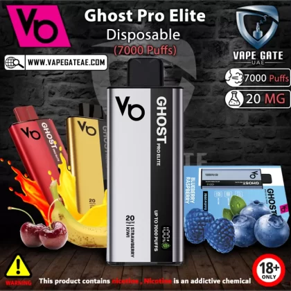 Vapes Bar - Ghost Pro Elite Disposable Vape Device (7000 Puffs) - 20 mg /