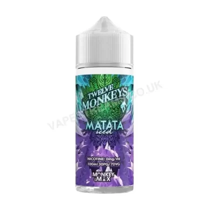 Twelve Monkeys Ice Age Matata Iced 100ml E-Liquid Shortfill - Vapestreams Co