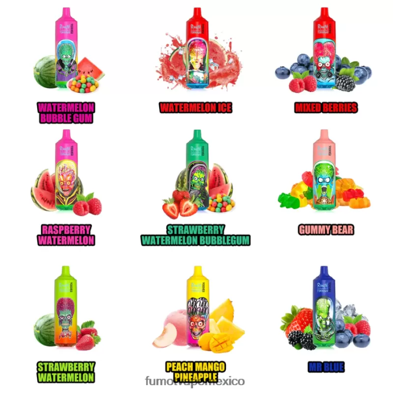 Fumot Tornado vaporizador desechable 9000 pro – 18ml (1 pieza) sandía brazz hielo H0XPTX250 Fumot Vape Flavors