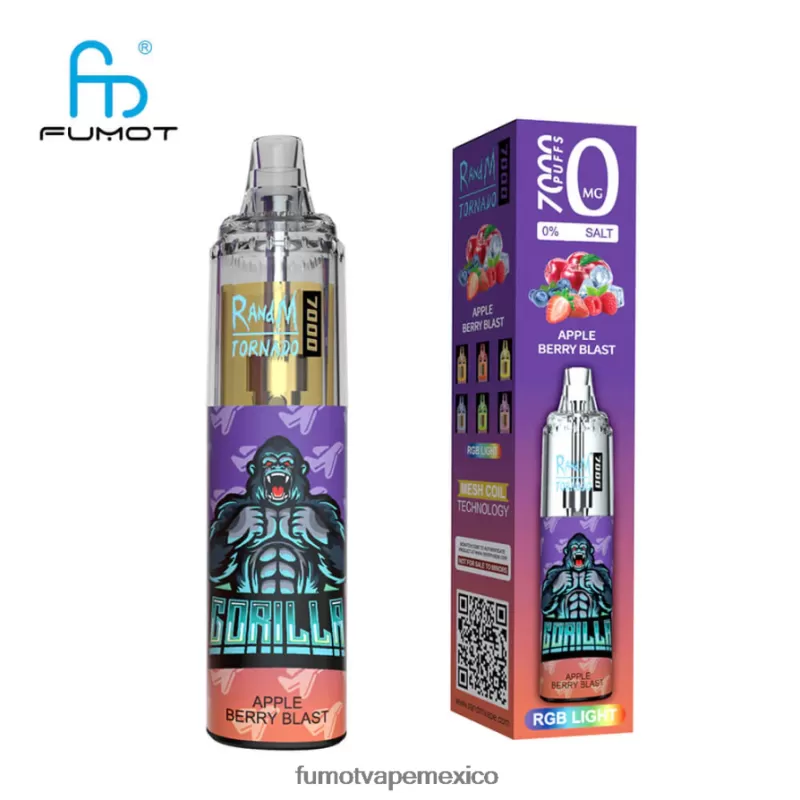 Fumot Tornado Pluma vaporizador desechable 0% 7000 14 ml (1 pieza) kiwi maracuyá guayaba H0XPTX520 Fumot Vape Flavors - Image 3