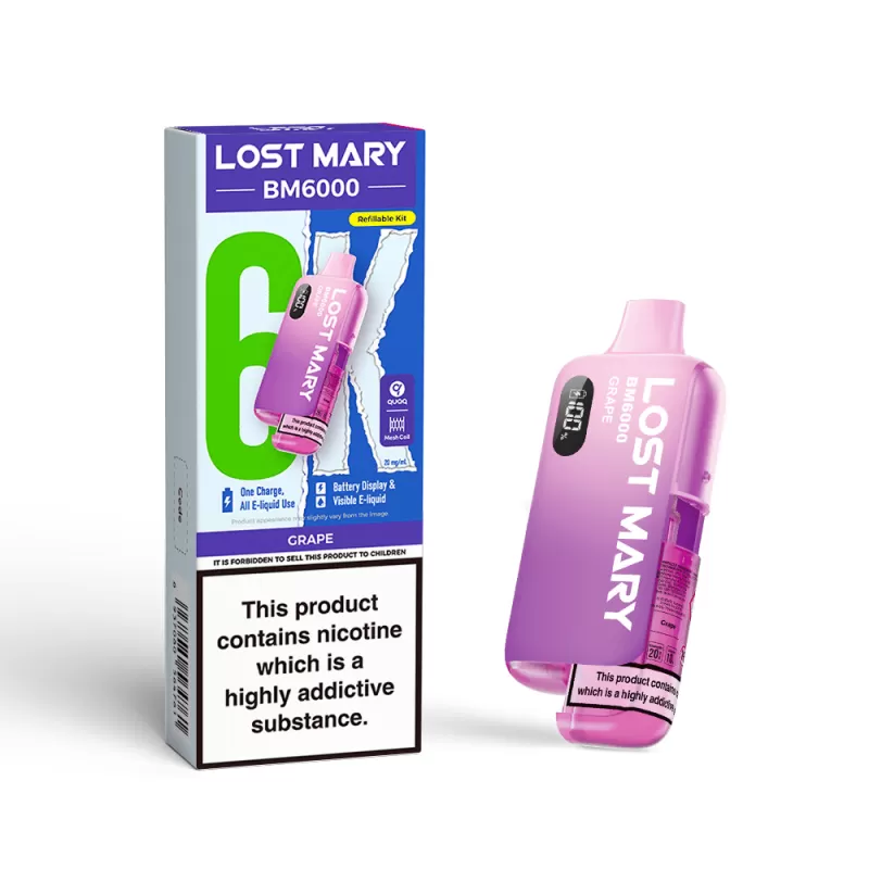 Lost Mary BM6000 Prefilled Pod Kit Grape