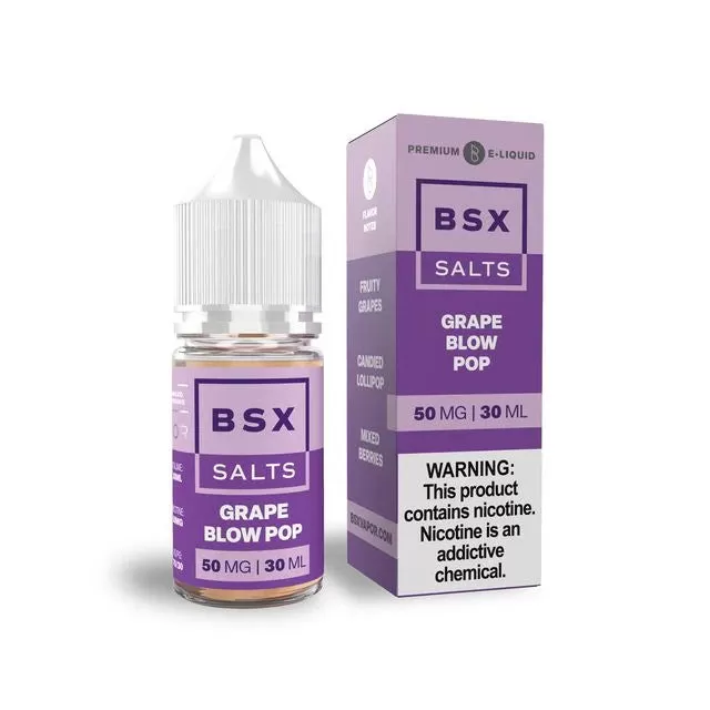 BSX TFN Salt Nic Premium E-Liquid 30ml - Blue Tobacco / 50mg - Image 3