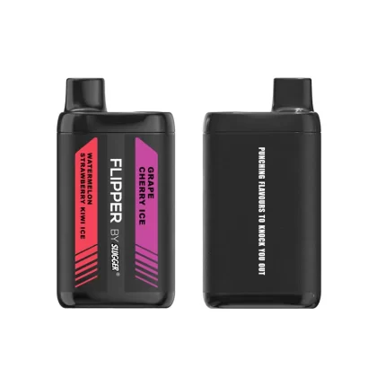 Watermelon Strawberry Kiwi Ice + Grape Cherry Ice – Flipper 12000 puffs By Slugger - Vape Product