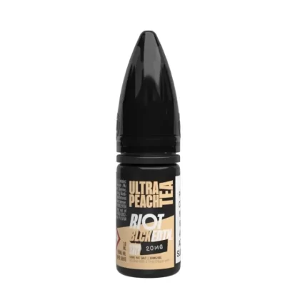 Ultra Peach Tea E-Liquid Black Edition by Riot Squad (10ml) - 10mg