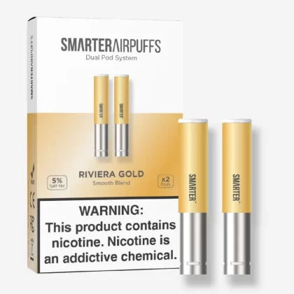 Smarter AirPuffs Pods - Flavor#Tobacco Extract Pod - Riviera Gold>Tobacco Extract Pod - Forte>Tobacco Extract Pod - Renaissance>Flavored Nicotine Pod - Abyss>Flavored Nicotine Pod - Frostbyt