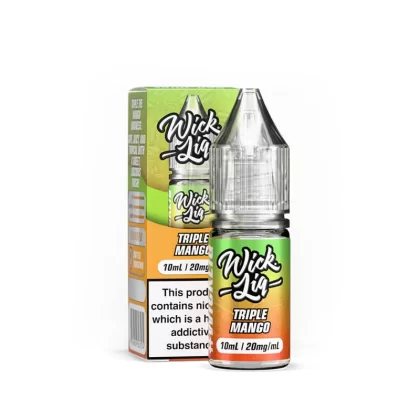Wick Liq Bar Juice Triple Mango 10ml Nic Salts E-Liquid - 20mg