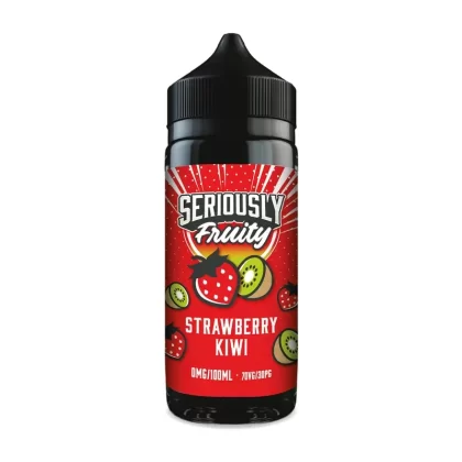 Strawberry Kiwi 100ml Shortfill E-Liquid by Seriously Fruity