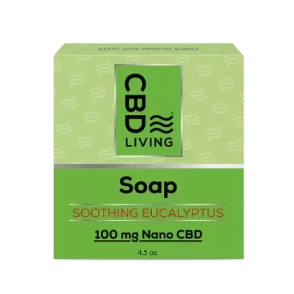 CBD Living | CBD Soap – 100mg - Variant#Amber Bergamot>Lavender>Coconut Lime>Eucalyptus
