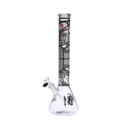 Nice Glass – 18″ 7mm Nice Glass – 18″ 7mm Aboriginal Totem Beaker