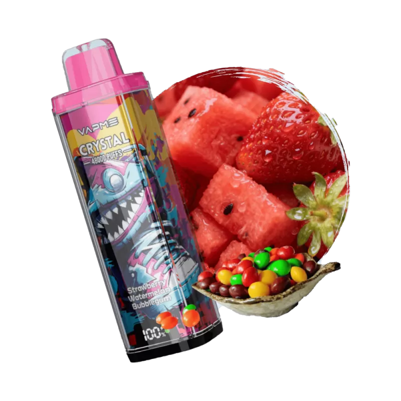 VAPME CRYSTAL 48000 – 48K Puffs Adjustable Airflow 25ml E-Liquid Disposable Vape - Image 3
