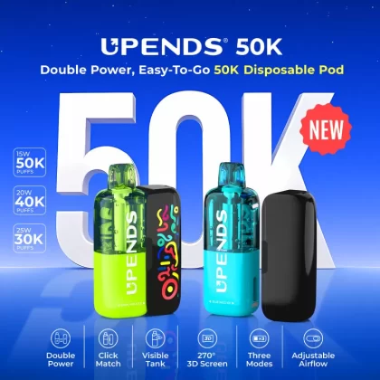 Upends UP9 50K Puffs Disposable KIT - 50,000 Puffs - Straw Melon