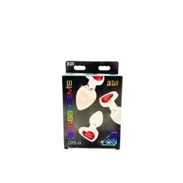 NOBU GLASS GEMS Adult Toy 3pc Heart PLUG Set GS.4