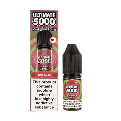 Cherry Bar Nic Salt E-Liquid by Ultimate 5000 Bar Salt - 5mg