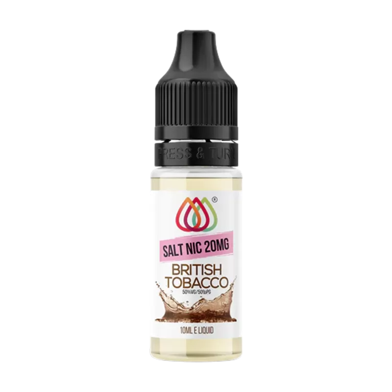 British Tobacco Nic Salt by Aquavape 10ml - 10mg - Vape Product - Image 2