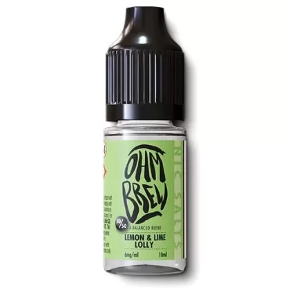 Lemon and Lime Lolly by Ohm Brew - 12 mg/mL, 18 mg/mL