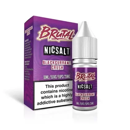 Just Juice Brutal Drinks Blackcurrant Crush 10ml Nic Salt E-liquid