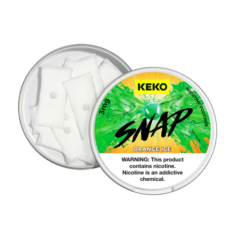 KEKO "SNAP" - Orange Ice - Nicotine Pouch (15 Count) - Image 2