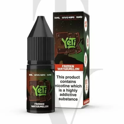 YETI 3K FROZEN WATERMELON NIC SALT E-LIQUID - Nicotine Strength#10MG (1%)>20MG (2%)