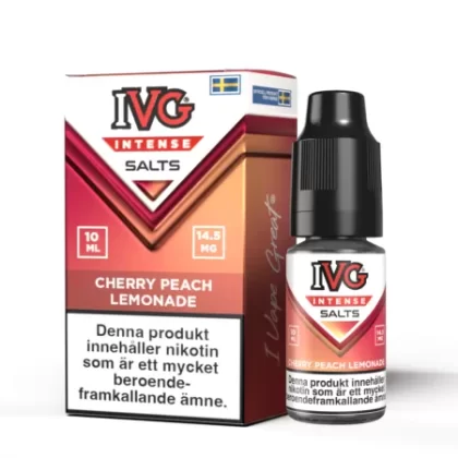 IVG Intense Salts – Cherry Peach Lemonade 14,5mg 10ml - E Ciggbutiken Se