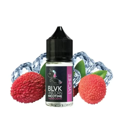 BLVK UNICORN LYCHEE NICOTINE SALT 30ML (35MG-50MG) - Vapebar Pk