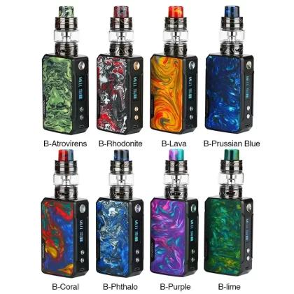 Original 117W VOOPOO Drag Mini Box Mod TC Kit 4400mAh with UFORCE T2 Tank