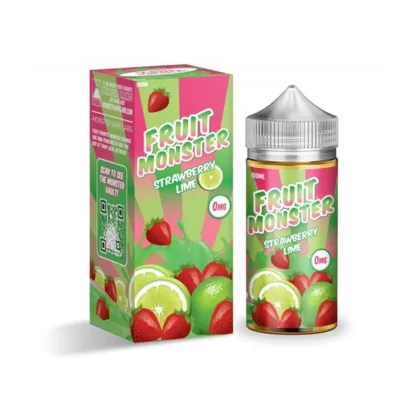 Fruit Monster Strawberry Lime Vape e-Liquid 100mL - Beyondvape