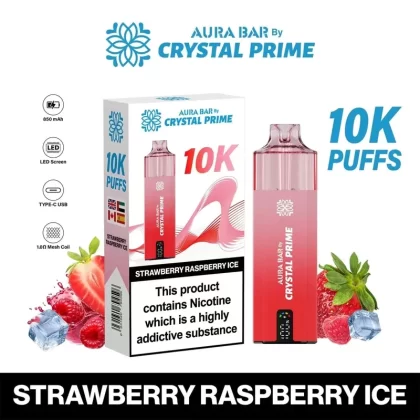 Crystal Prime Aura Bar 10k Vape Pod Kit