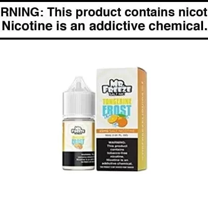TANGERINE FROST BY MR. FREEZE SALTS 30ML - Vapejuice
