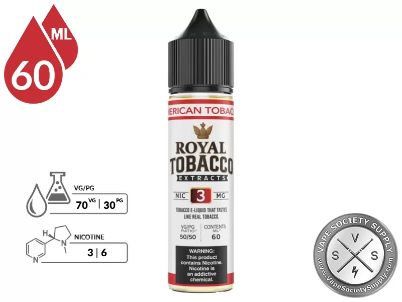 American Tobacco Royal Tobacco 60ml - Image 2