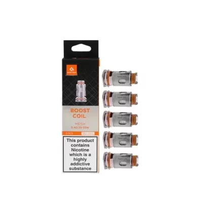Geekvape – Aegis Boost Replacement Coils 0.4Ω/0.6Ω/ 0.3OΩ/1.2Ω/0.2Ω - 0.2 Ohms