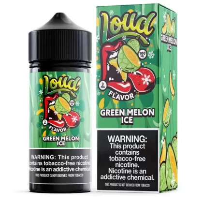 Sale $9.12- Green Melon Ice by Black Out Loud TFN 100mL