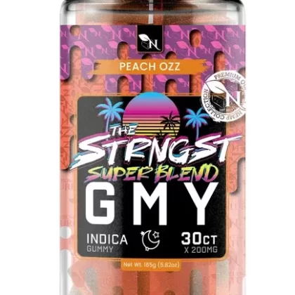 THE STRONGEST GMY – 30CT Peach Ozz 6000mg (200mg ea.) – INDICA