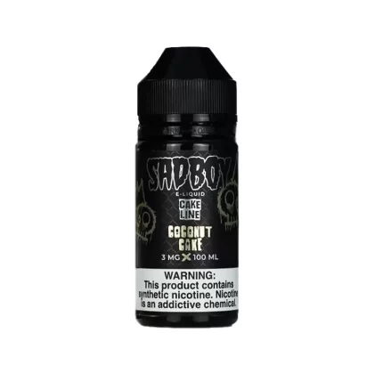 Sadboy – Coconut Cake – 100mL - Vape Product, Vape Product