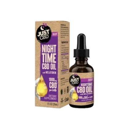 Just CBD Full Spectrum Night Time Tincture – 1000mg - Count#1 Pack>2 Pack (10% off)>3 Pack (10% off)