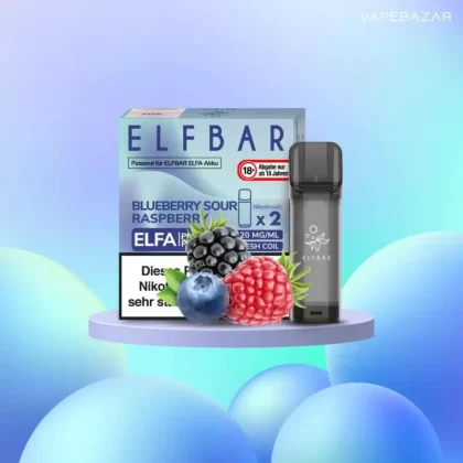 ELFBAR ELFA Pods Blueberry Sour Raspberry 20mg – 2er Pack