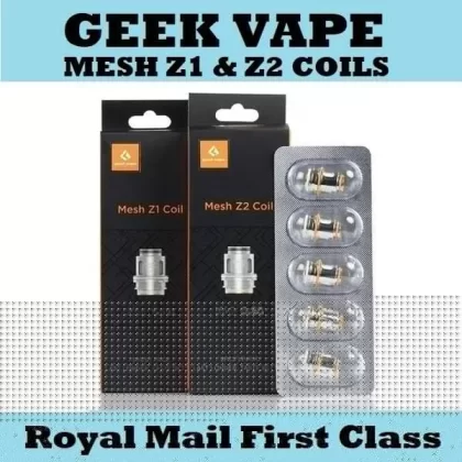 Geekvape Zeus Sub-Ohm Mesh Coils – Mesh Z1 OR Z2 Mesh Coils