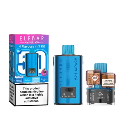 Elf Bar 4-in-1 Ultra 50 Pod Kit - Blueberry Edition