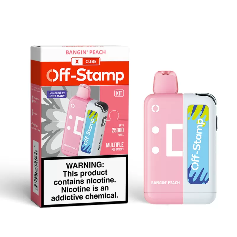 Made in Indonesia | Off-Stamp X-CUBE 25K Disposable KIT Powered By LOST MARY – 25,000 Puffs - Bangin' Watermelon - Image 2
