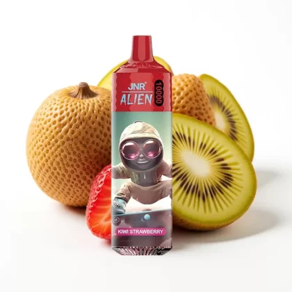 JNR Alien 10000 Puffs Disposable Vape Kiwi Fresa, 850mAh, 1.2 Ohm, RGB, Tipo-C - Fumotvapemexico