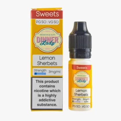 Lemon Sherbet 50/50 E-Liquid by Dinner Lady - 6mg
