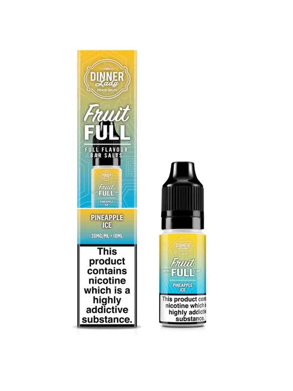 Pineapple Ice Fruit FULL Nic Salt E-Liquid by Dinner Lady - Image 2