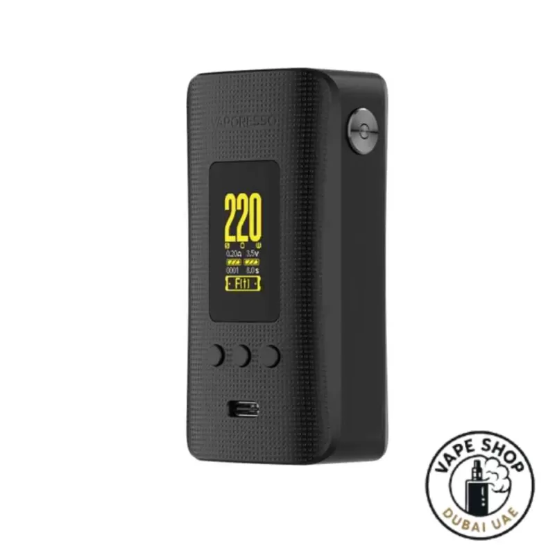 VAPORESSO GEN 200 Mod Kit in Dubai - Dark Black, Light Silver - Image 2