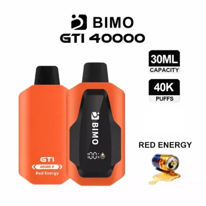BIMO GTI 40000 Puffs – Red Energy - Ozvapeone (85337F)
