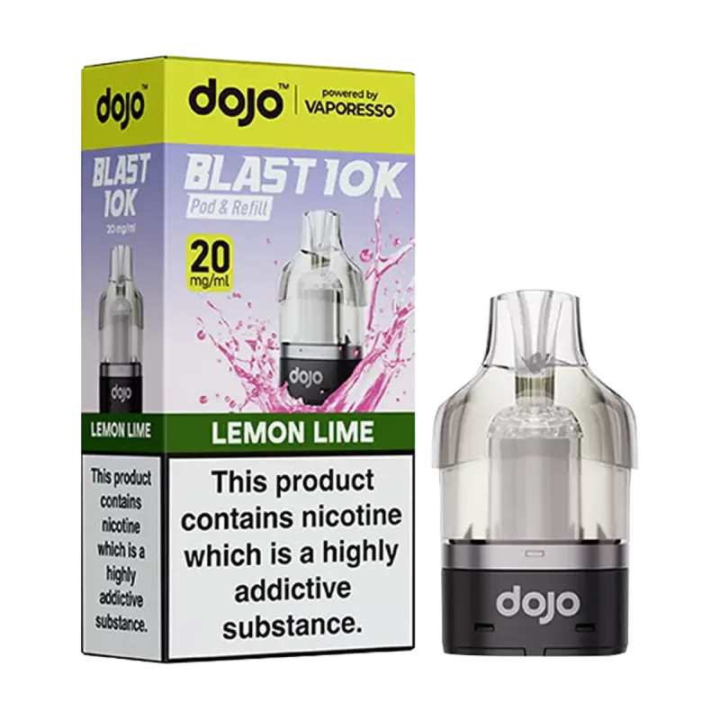 Lemon Lime Dojo Blast 10K Refill Pack - 20mg - Vape Product (9CDE94)