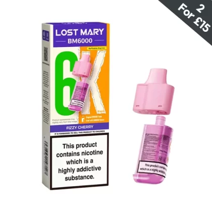 Fizzy Cherry – Lost Mary BM6000 POD