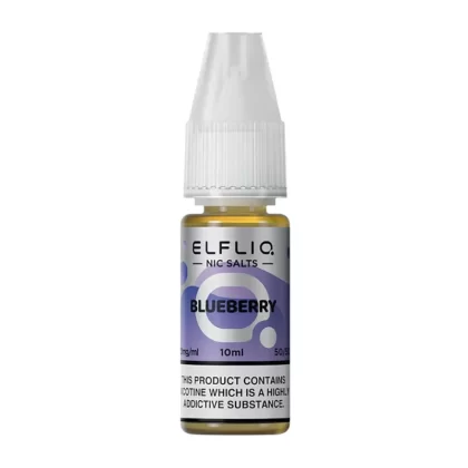 Elf Bar ElfLiq Blueberry E Liquid 10ml - Nicotine Strength#20mg>10mg>5mg (87638A) (87638A)