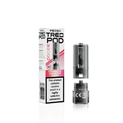 Feoba Treo 33000 Prefilled Pod Strawberry Cranberry Cherry - Nicotine Strength#20mg (7E5F3C)