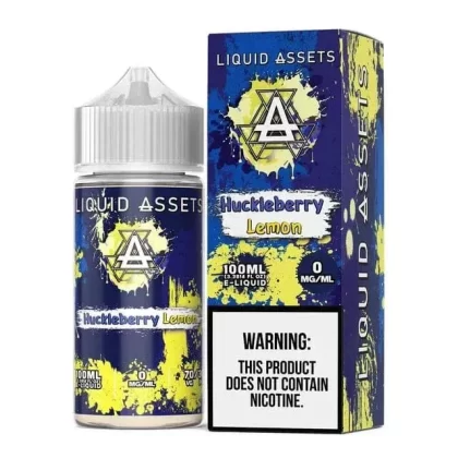 Huckleberry Lemon SALT – Liquid Assets – 30mL