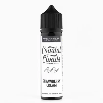 Coastal Clouds Strawberry Cream 60mL Vape Juice 70% VG - Vape Product, Vape Product (E81BA2)